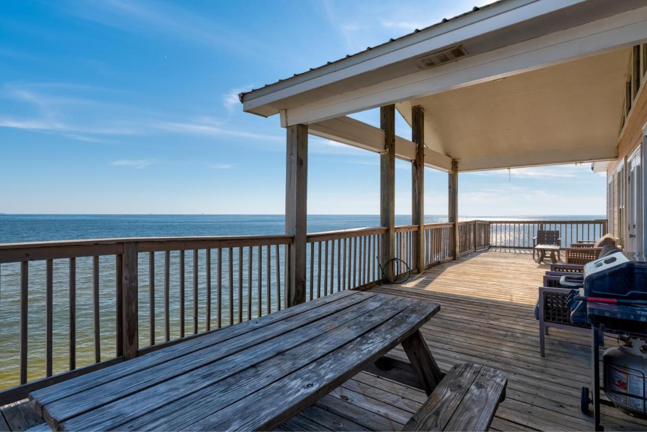 Sun Spot - True Gulf Front Private Home With Lovely Gulf Side Deck, Home Dauphin Island Zewnętrze zdjęcie