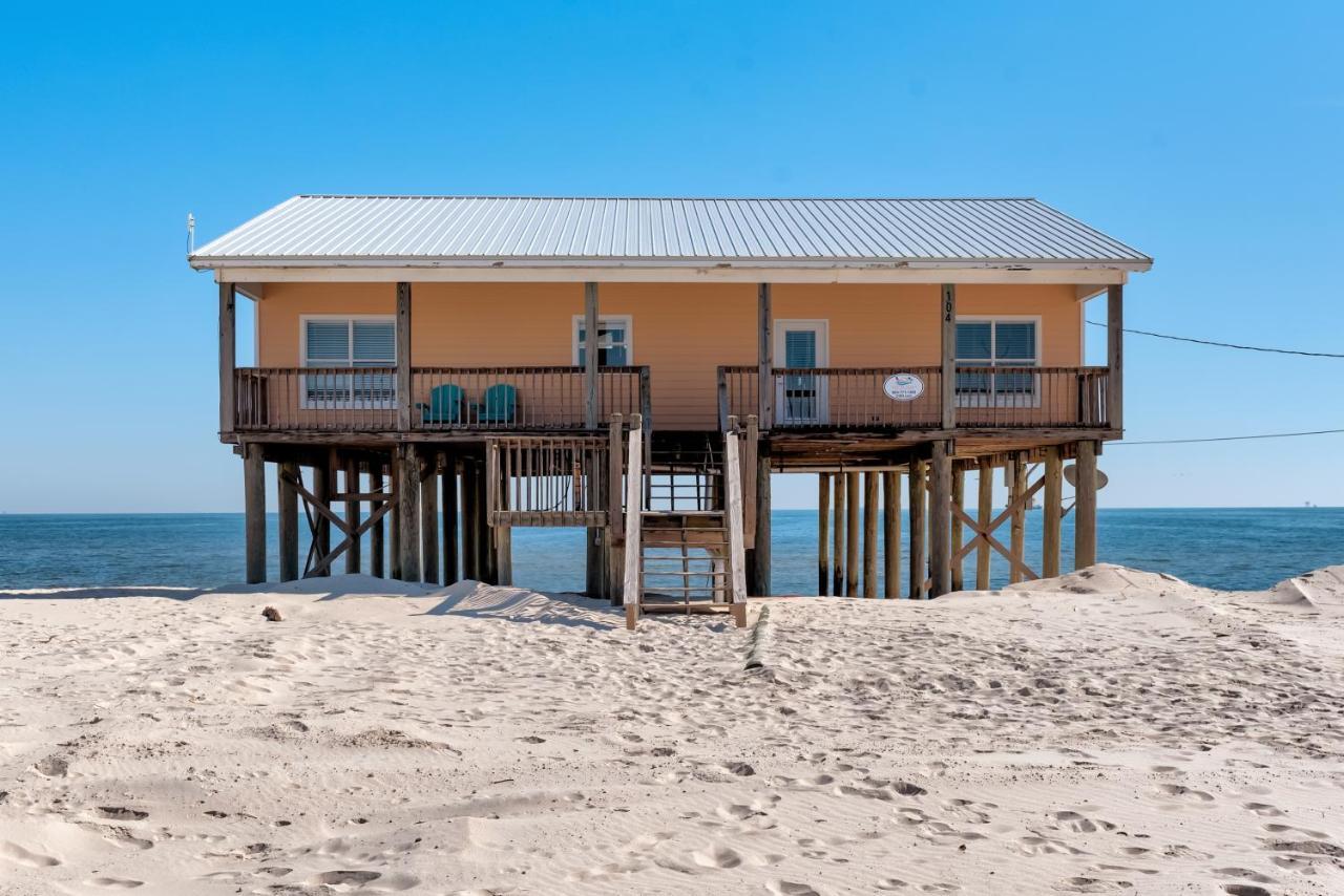 Sun Spot - True Gulf Front Private Home With Lovely Gulf Side Deck, Home Dauphin Island Zewnętrze zdjęcie