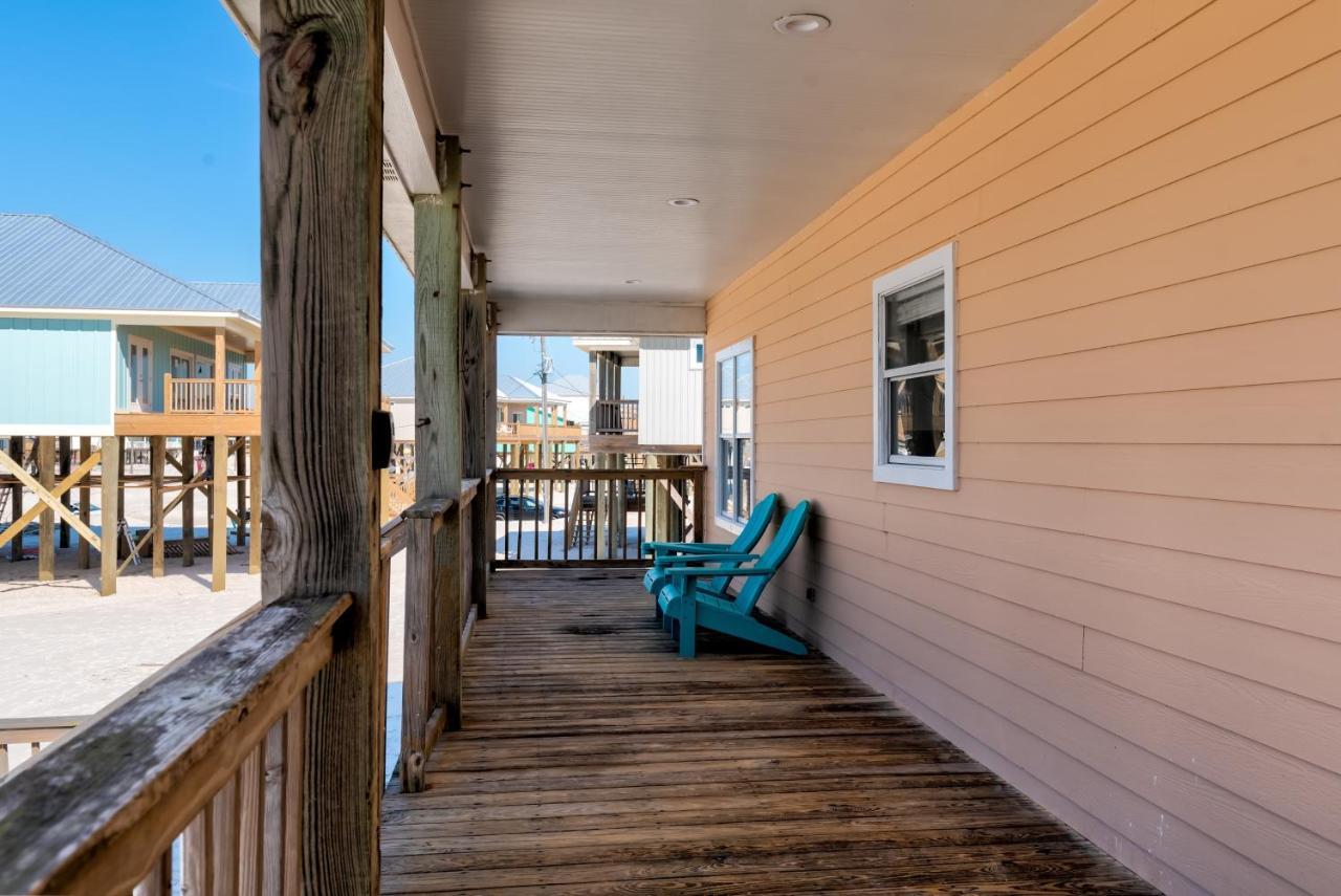 Sun Spot - True Gulf Front Private Home With Lovely Gulf Side Deck, Home Dauphin Island Zewnętrze zdjęcie